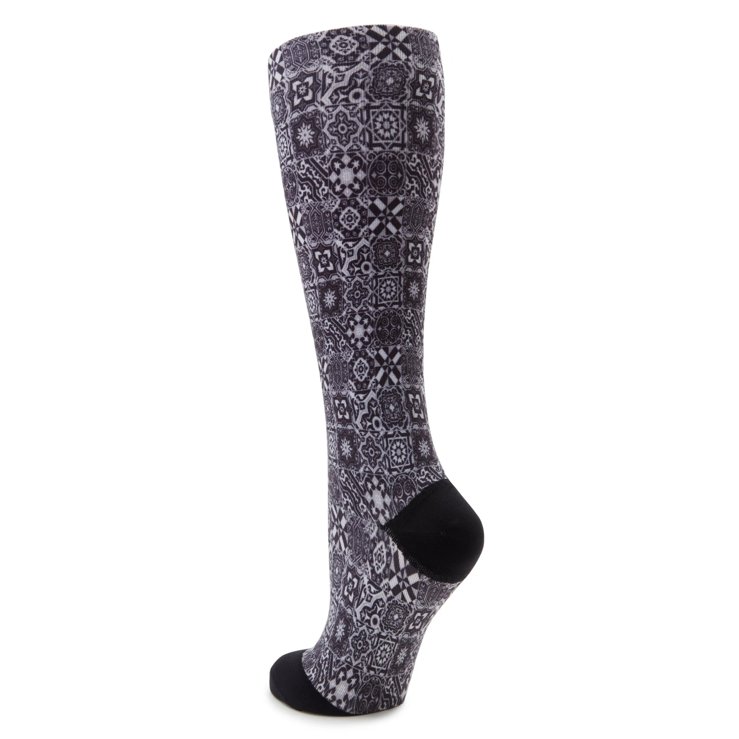 Compression Aztec Tile Black Socks 2 Compression Aztec Tile Black Socks - Image 2