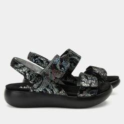 Bailee Silver Hour Sandal -ALEGRIA Sales Store BAI 6119 S2