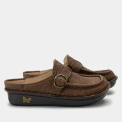 Shoes Brigid La Dee Dottie Brown Clog -ALEGRIA Sales Store BRI 8117 S2 b41eda2c a412 4f64 a544 6b50e3bbca18