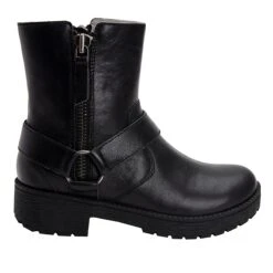 Charlette Crazyhorse Black Boot 8 Charlette Crazyhorse Black Boot -ALEGRIA Sales Store CHA 101CH S2