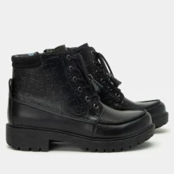 Chevon Embloom Black Boot -ALEGRIA Sales Store CHV 8111 S2 df4b0403 560d 41c4 bcd1 b02a6b7ad9a5