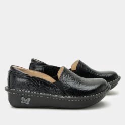 Shoes Debra Black Embossed Rose Shoe 9 Shoes Debra Black Embossed Rose Shoe -ALEGRIA Sales Store DEB 531 S2 ef5850c2 df4e 4876 ac55 f7e7f39ea88c