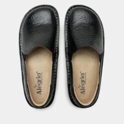 Shoes Debra Black Embossed Rose Shoe 11 Shoes Debra Black Embossed Rose Shoe -ALEGRIA Sales Store DEB 531 S4 5904e639 7128 404c addd 2f9a89fd6099