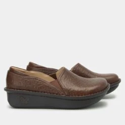Shoes Debra Cocoa Blooms Shoe -ALEGRIA Sales Store DEB 8139 S2 30704f54 8d49 4b70 812f 447b339ee35c