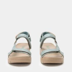 Henna Aged Denim Sandal -ALEGRIA Sales Store HEN 6138 S5