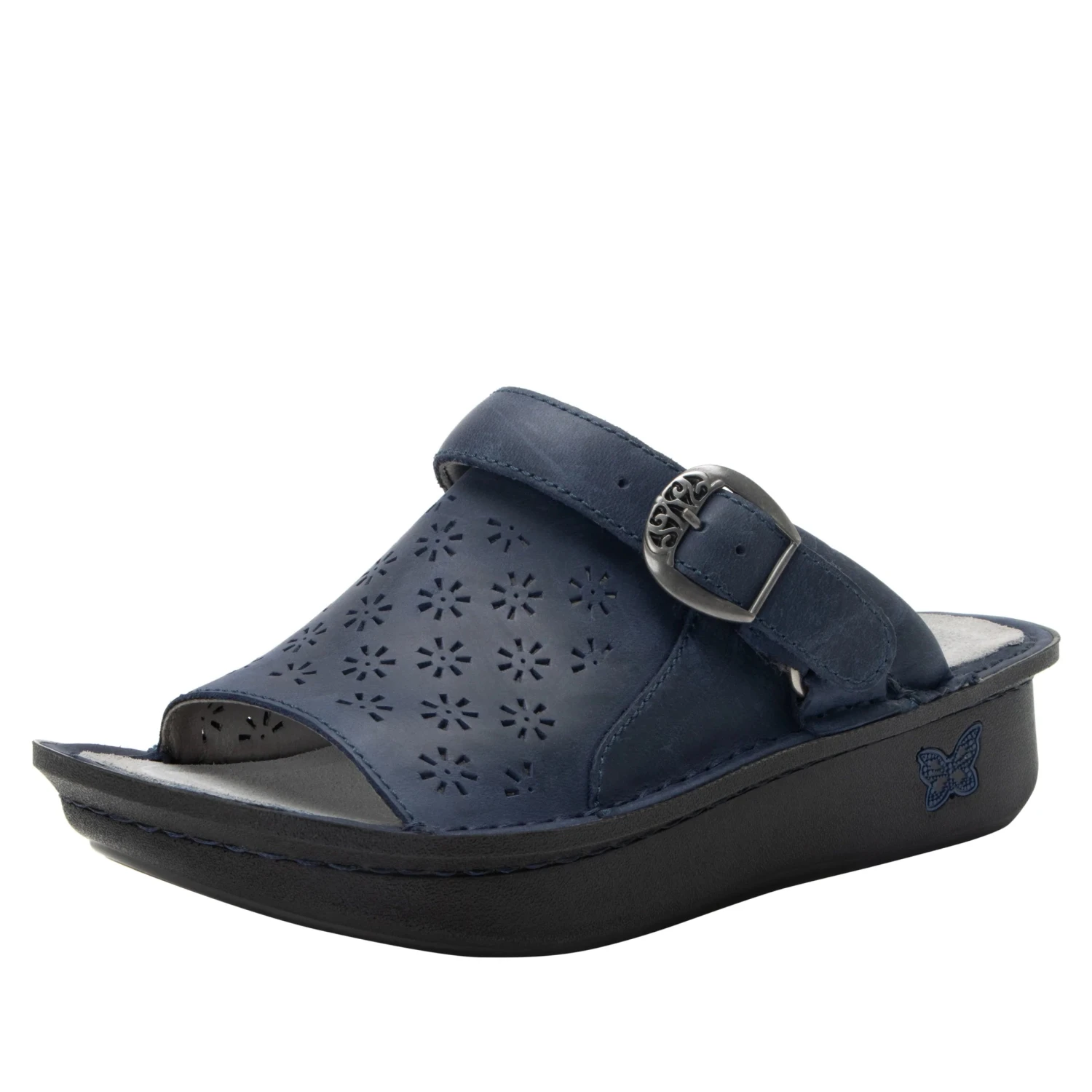 Klover Oiled Navy Sandal 1 Klover Oiled Navy Sandal
