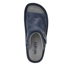 Klover Oiled Navy Sandal 10 Klover Oiled Navy Sandal -ALEGRIA Sales Store KLO 7402 S4