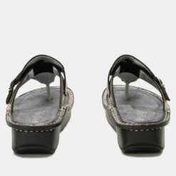 Kennedi Twinkle Pewter Sandal -ALEGRIA Sales Store KNN 6101 S3