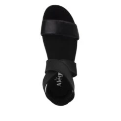 Lucia Black Sandal -ALEGRIA Sales Store LUC 601 S4