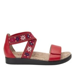 Lucia Red Sandal 8 Lucia Red Sandal -ALEGRIA Sales Store LUC 7764 S2
