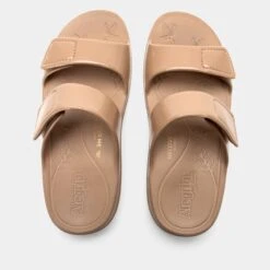 Orbyt Taupe Gloss Sandal -ALEGRIA Sales Store ORB 6154 S4