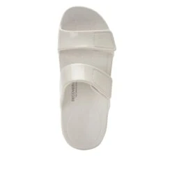 Orbyt White Gloss Sandal -ALEGRIA Sales Store ORB 7439 S4