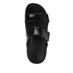 Orbyt Black Gloss Sandal -ALEGRIA Sales Store ORB 7441 S4