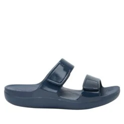 Orbyt Navy Gloss Sandal -ALEGRIA Sales Store ORB 7448 S2