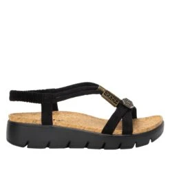 Roz Casual Black Sandal -ALEGRIA Sales Store ROZ 7431 S2