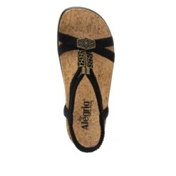Roz Casual Black Sandal -ALEGRIA Sales Store ROZ 7431 S4