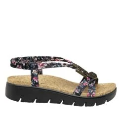 Roz Charm Black Sandal 9 Roz Charm Black Sandal -ALEGRIA Sales Store ROZ 7554 S2