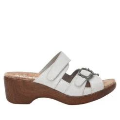 Sierra Delicut White Sandal -ALEGRIA Sales Store SIE 7408 S2