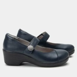 Shoes Sofi Navy Gloss Shoe -ALEGRIA Sales Store SOF 8139 S2