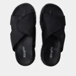 Sunie Black Sandal 9 Sunie Black Sandal -ALEGRIA Sales Store SUN 6205 S4