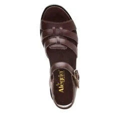 Tasia Mocha Sandal -ALEGRIA Sales Store TAS 602 S4