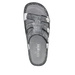 Venice Chirpy Pewter Sandal -ALEGRIA Sales Store VEN 900 S4