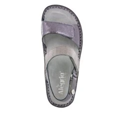 Verona Braided Pewter Sandal -ALEGRIA Sales Store VER 228 S4