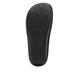 Victoriah Oiled Black Sandal -ALEGRIA Sales Store VIC 7414 S5