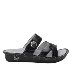 Victoriah Black Patent Sandal -ALEGRIA Sales Store VIC 7755 S2
