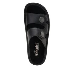 Violette Oiled Black Sandal -ALEGRIA Sales Store VIO 7414 S4