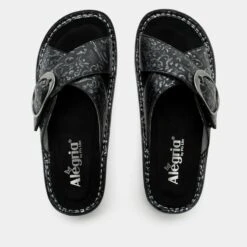 Vanya Chandelier Pewter Sandal -ALEGRIA Sales Store VYA 6124 S4