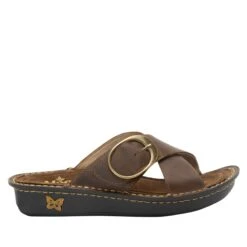 Vanya Oiled Brown Sandal -ALEGRIA Sales Store VYA 7412 S2